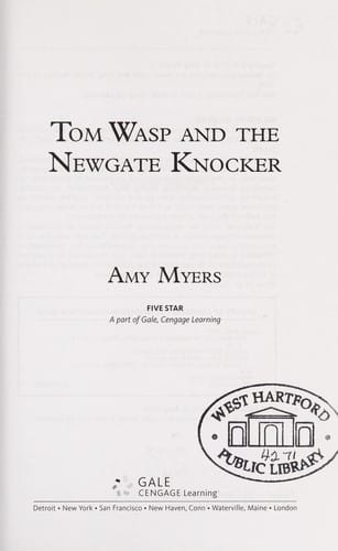Tom Wasp and the Newgate knocker
