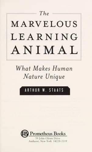 The marvelous learning animal