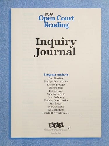 SRA Open Court reading