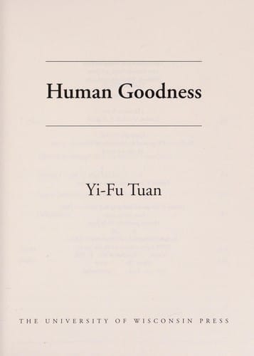 Human goodness