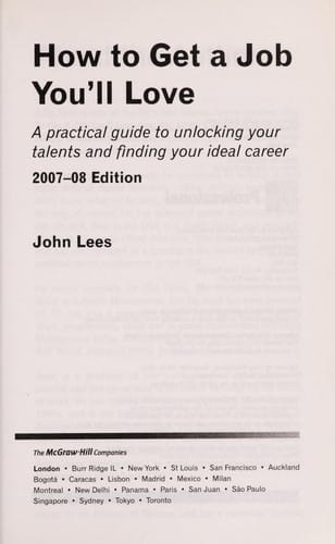 How to get a job you'll love