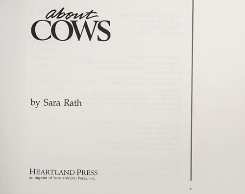 About cows