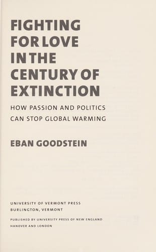 Fighting for love in the century of extinction