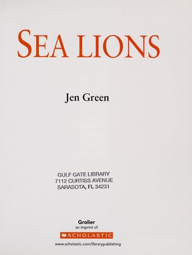 Sea lions