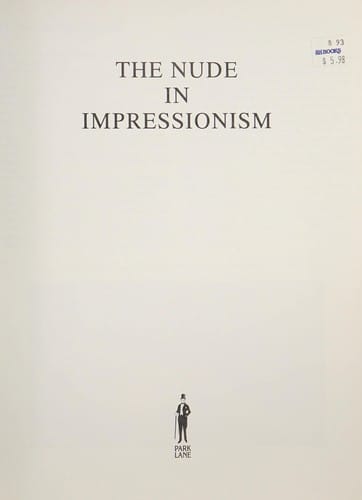 The nude in impressionism