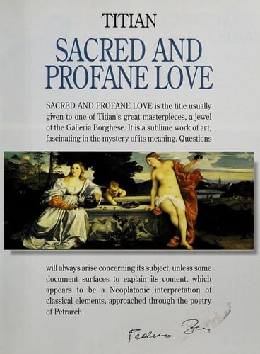 Titian, Sacred and profane love