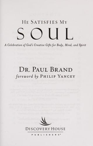 He satisfies my soul