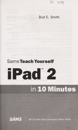 Sams teach yourself iPad 2 in 10 minutes