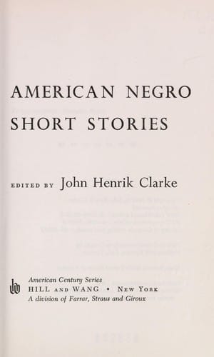 American negro short stories