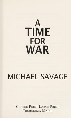 A time for war
