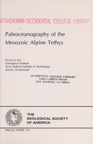 Paleoceanography of the Mesozoic Alpine Tethys