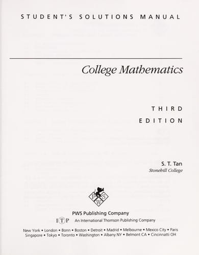 College mathematics