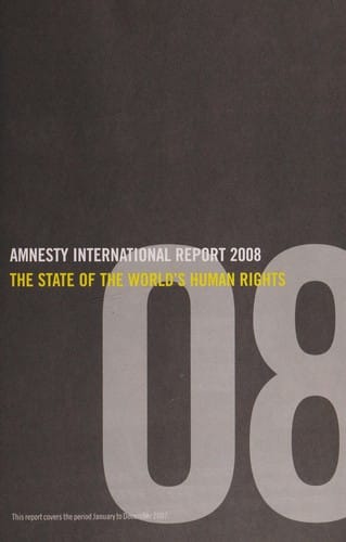 Amnesty International Report 2008