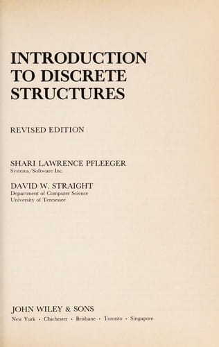 Introduction to discrete structures