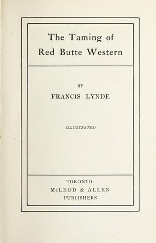 The taming of Red Butte Western