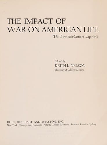 The impact of war on American life