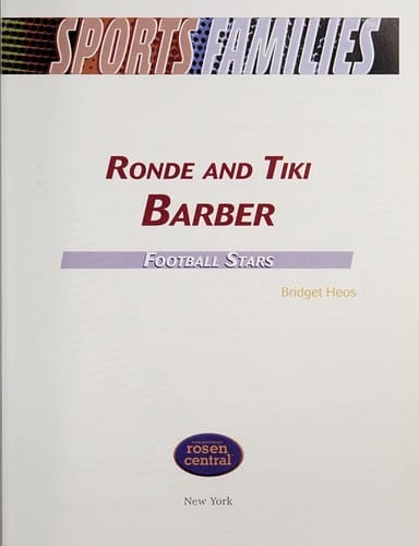 Ronde and Tiki Barber