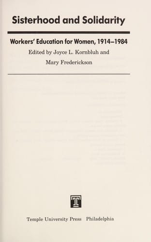 Sisterhood and solidarity