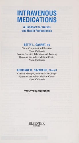 Intravenous medications