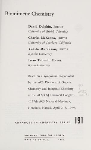 Biomimetic chemistry