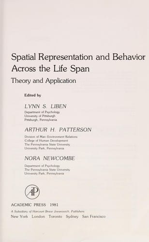 Spatial representation and behavior across the life span