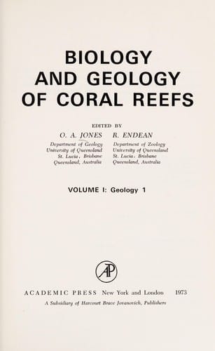 Biology and geology of coral reefs