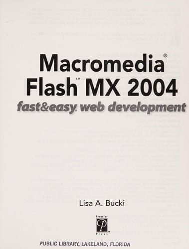 Macromedia flash MX 2004