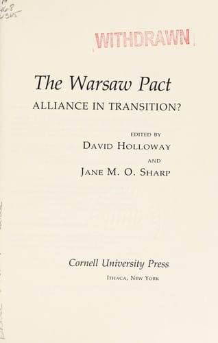 The Warsaw Pact