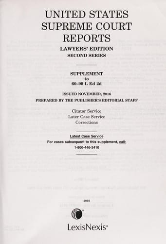 United States Supreme Court reports