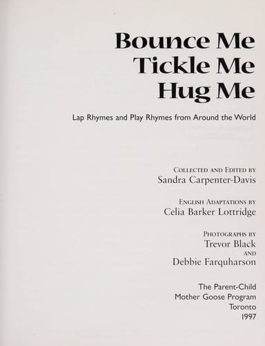 Bounce me, tickle me, hug me