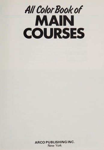 All color book of main courses