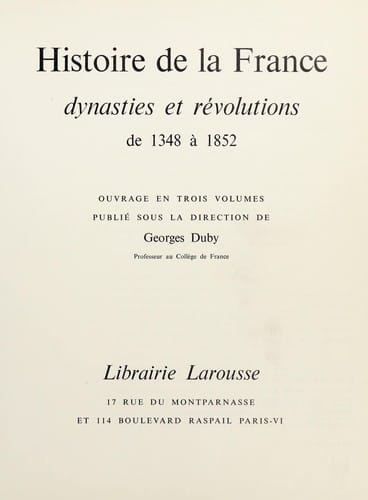 Histoire de la France