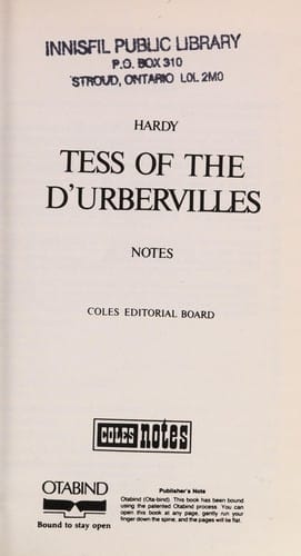 Tess of the D'Urbervilles/Notes