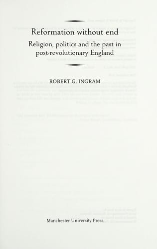 Reformation without end