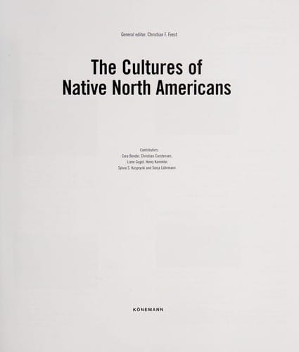The Cultures of native North Americans