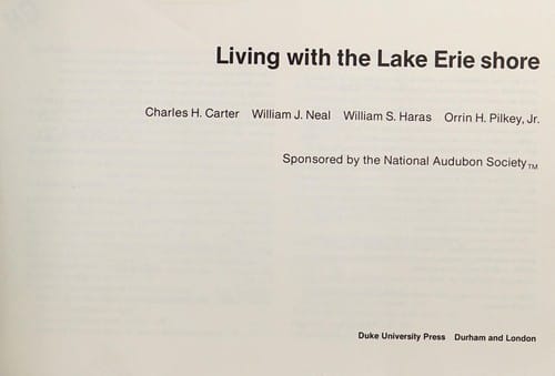 Living with the Lake Erie shore