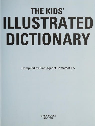 Kids' Illustrated Dictionary