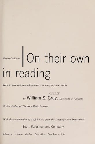 On their own in reading