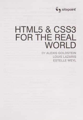 HTML5 and CSS3 for the Real World