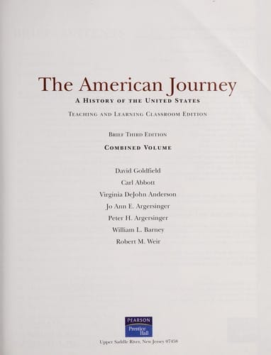 The American Journey 3rd ed
