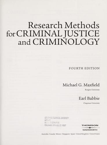 Research Writer for Criminal Justice CD-ROM