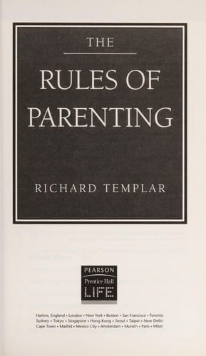The rules of parenting