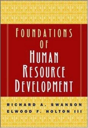 Foundations of human resource development