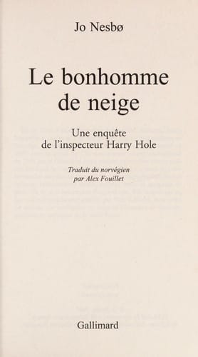 Le bonhomme de neige