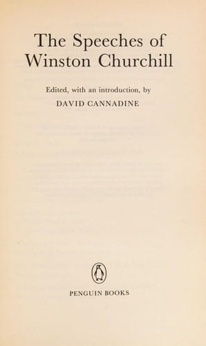 The speeches of Winston Churchill