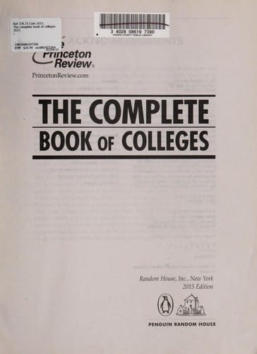 The complete book of colleges