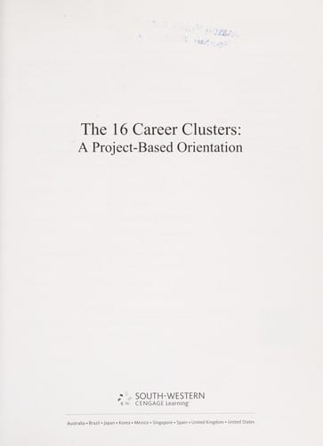 The 16 career clusters