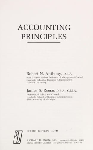 Accounting principles