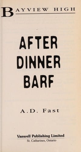 After dinner barf