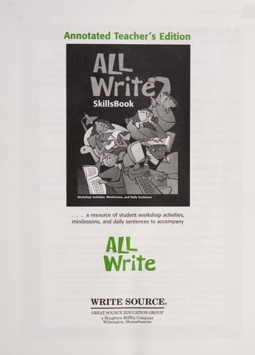 All write sourcebook